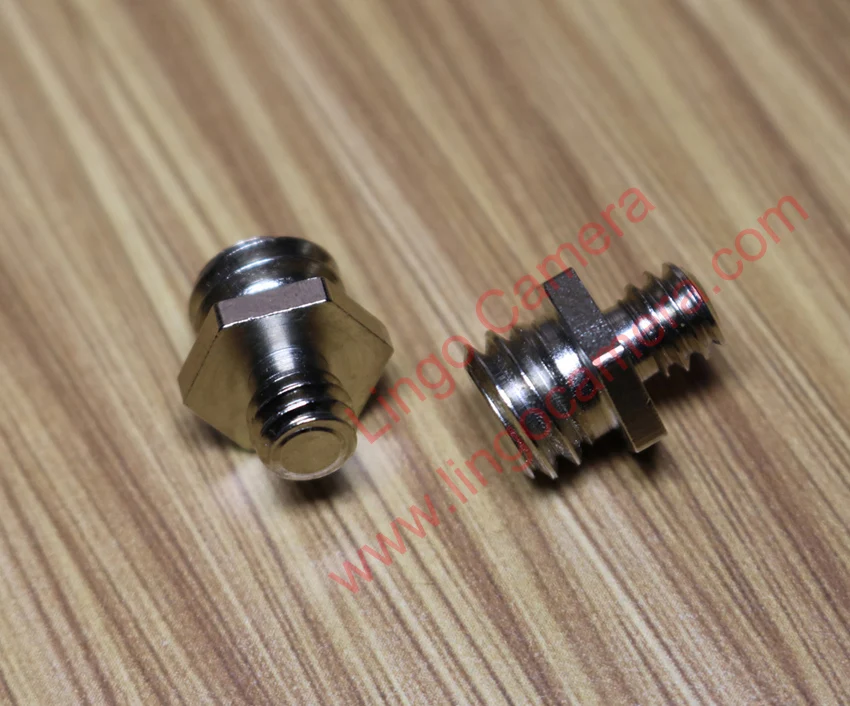 LL1483 เหล็กสแตนเลส 1/4 "ถึง 3/8" สกรูสำหรับกล้องขาตั้งกล้อง Monopod