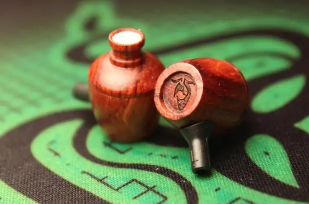 목재 로즈 우드 이어폰 쉘, 11mm