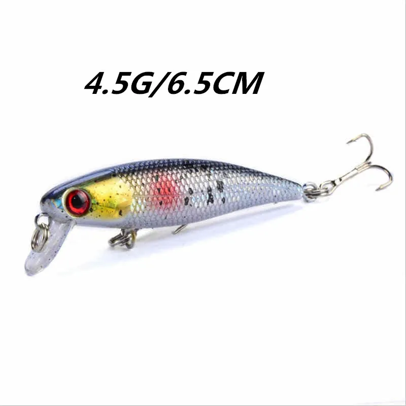 1 sztuk 3D oczy Swimfish Wobblers 6.5cm/4.5g błystka Crankbaits Isca sztuczne twarde przynęty na zewnątrz przynęty karpia — zdjęcie 3