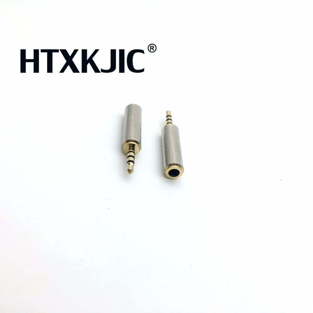 เชื่อมต่อ1ชิ้นทอง2.5มิลลิเมตรชาย3.5มิลลิเมตรหญิงเสียงสเตอริโออะแดปเตอร์แปลงปลั๊กแจ็คหูฟังขายร้อน