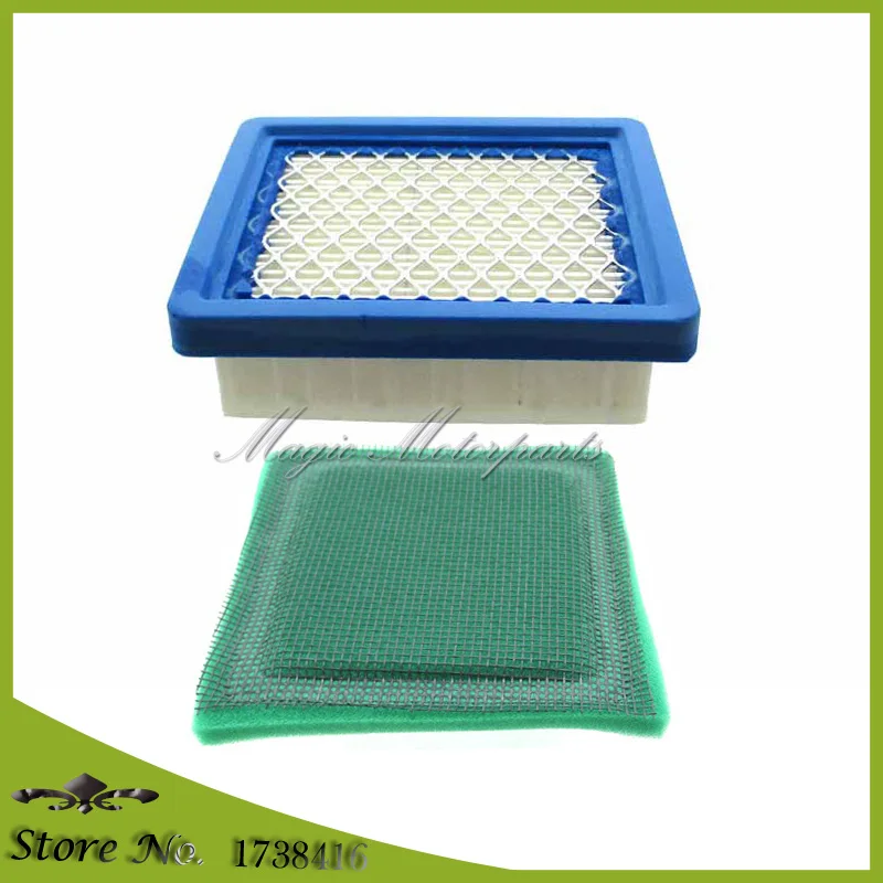 2 Air Filter & 2 Pre Filter For Tecumseh 36046 740061C 36634 740061 OHH50-OHH65 OH95 OH195 VLV50 55 60 4HP 5.5HP engines
