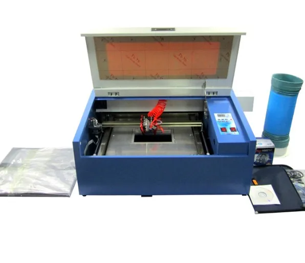 러시아, 세금 없음, 3040 co2 레이저 조각 및 절단기, 50 w 모든 기능 레이저 cnc 라우터