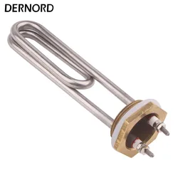 DERNORD 220v 1000w SUS304 DN32 Electric Heater Resistance Heating Element For Autoclave/Geyser Tank