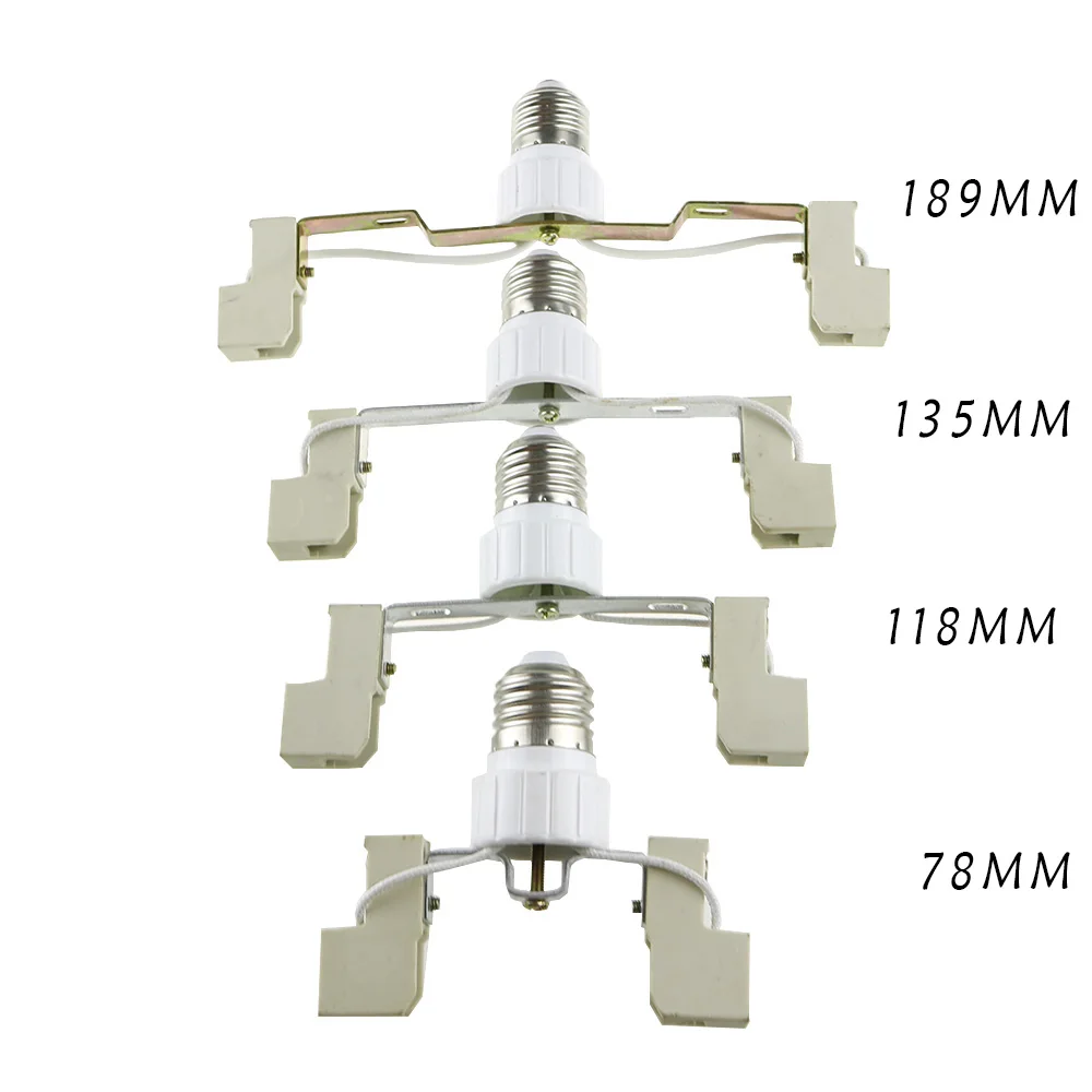 Converter E27 to R7s 78mm 118mm 135mm 189mm  Base Screw Light Lamp Bulb Holder Adapter Socket E27 To R7s Lamp Holder Converters