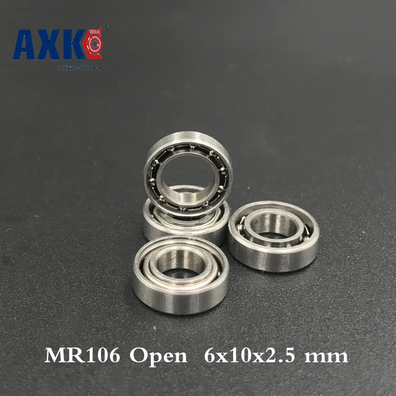 

2023 Top Fashion Sale Thrust Bearing Rolamentos Free Shipping 10 Pcs Mr106 Open Type Ball Bearings 6x10x2.5 Mm Miniature L-1060