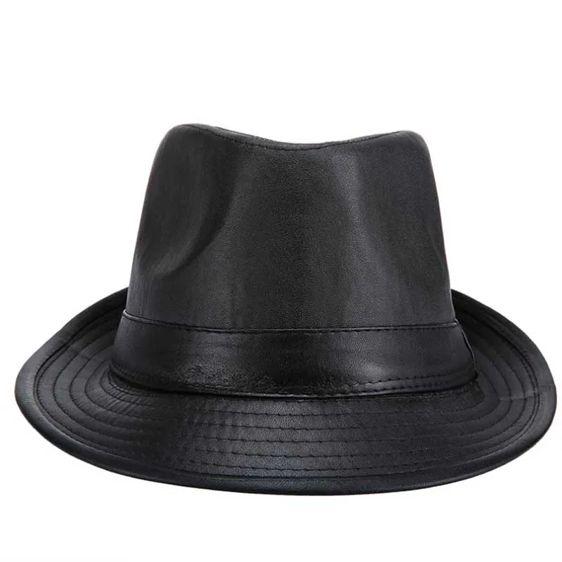 2017 new Sir Classic PU leather hat hat Men to restore ancient ways to keep warm warm Fast recovery fashion