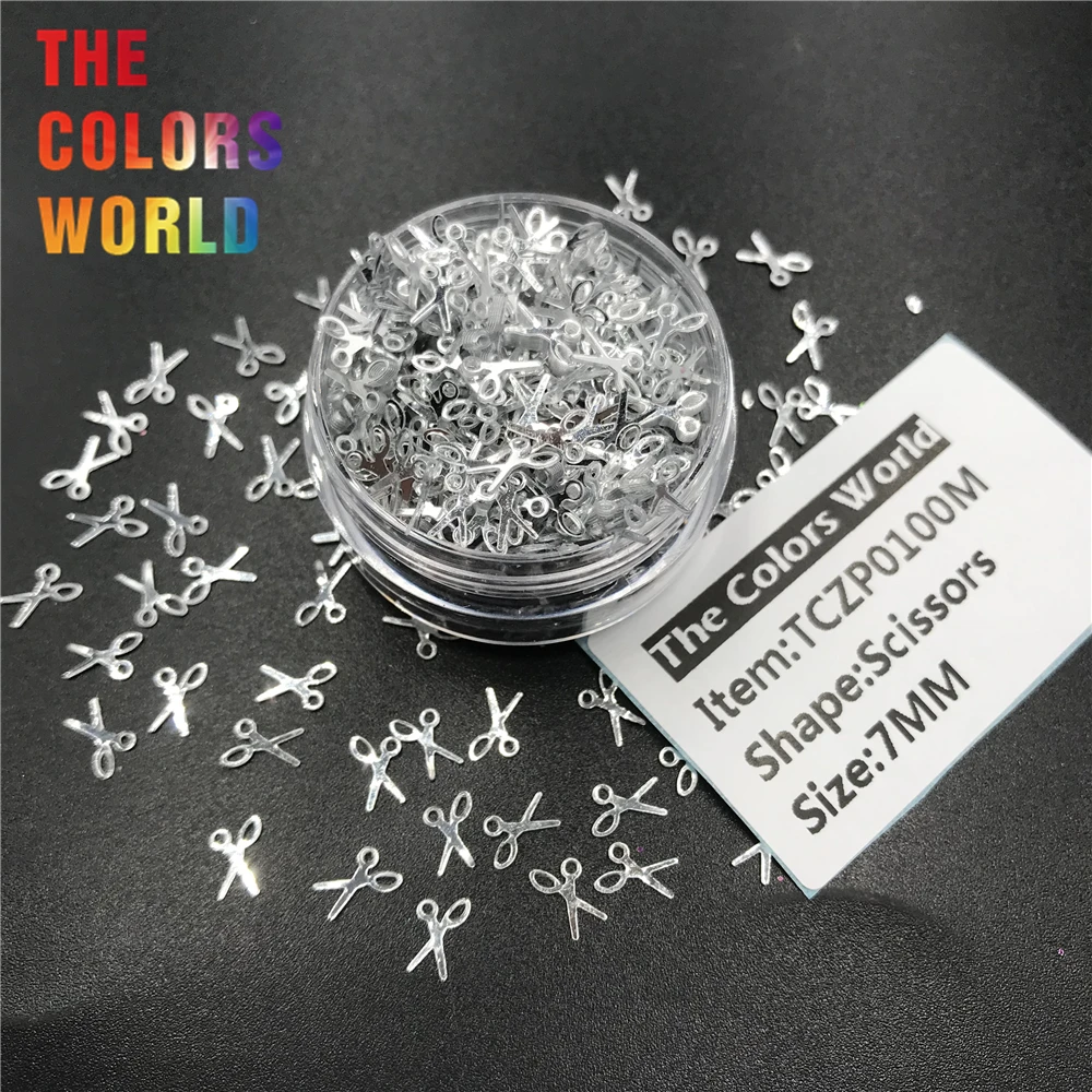 Scissors and Key Shape Sequins Nails Glitter Nail Art Decoration Body Art Face Paint Makeup Tumblers Craft Accessoires Festival