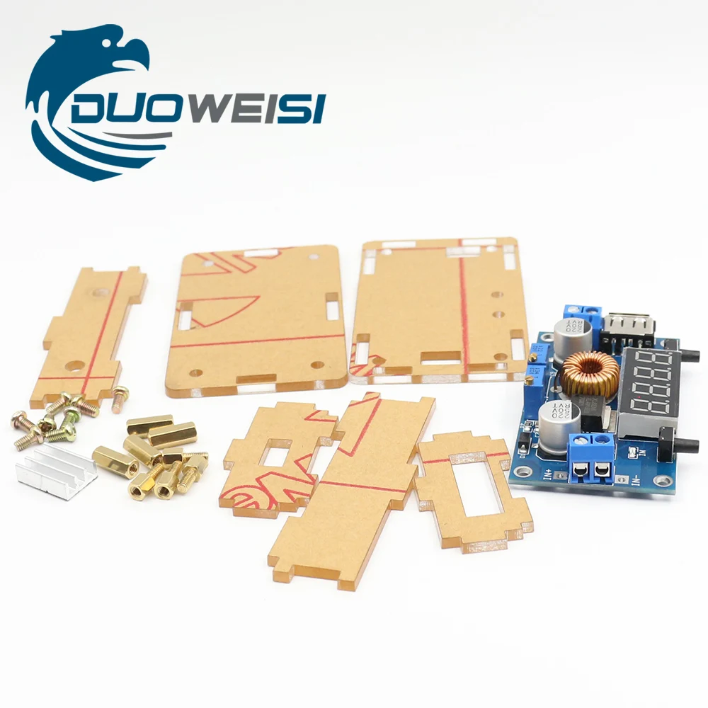 5A ステップ定電圧電流電源 led ディスプレイリチウム電池充電モジュール + ケース