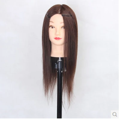 Free Shipping!! New Fashionable 100% High Temperature Fiber Hair Training Mannequin Head On Sale