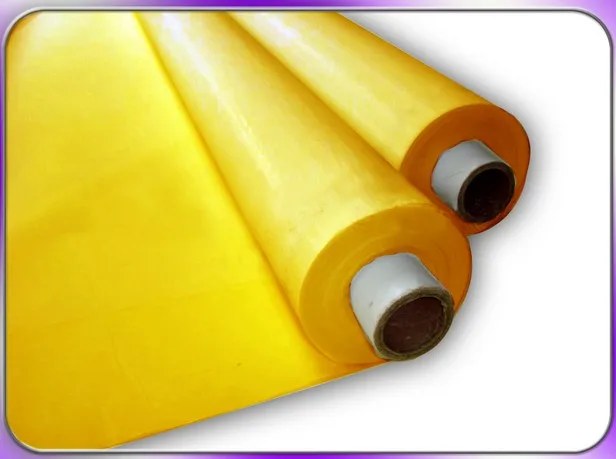 300 Mesh (120T)  Screen Printing Fabric Mesh Silk Screen Press Printing Yellow Color 100cmx165cm