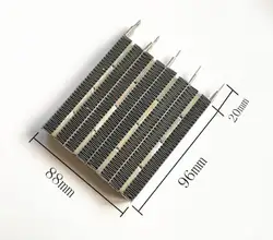 Electric Fan Heater Parts PTC heating element ceramic heating fins plate 96X88X15mm 220-230V 1500W 1800W