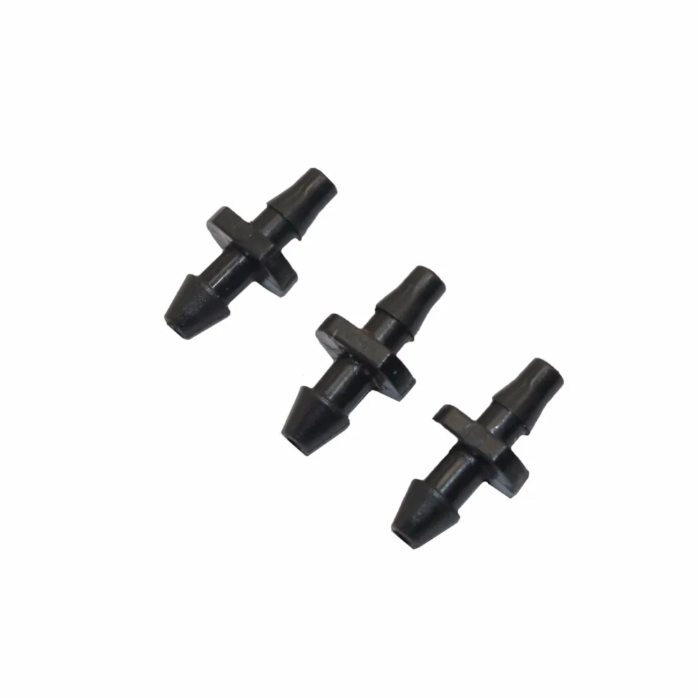 100pcs3/5mm Header Barb do szybkiego łączenia węża i domowego System nawadnianie ogrodu podlewanie akcesoria szklarnia pompa wodna