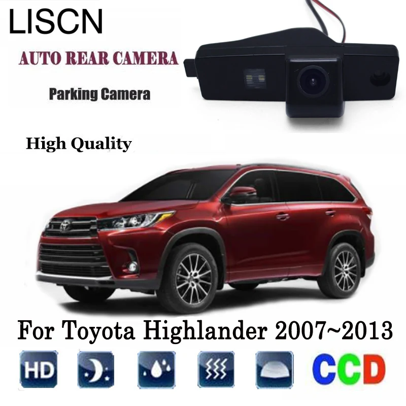 

Rear View Camera For Toyota Highlander 2007~2013 / CCD Night Vision Reversing camera/ Backup Camera License Plate Camera