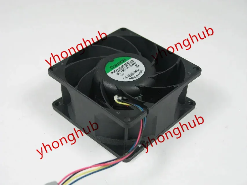 SUNON PSD1208PMB1-A (2).B3138.F.GN DC 12V 9.4W 80X80X38mm Server Cooling Fan