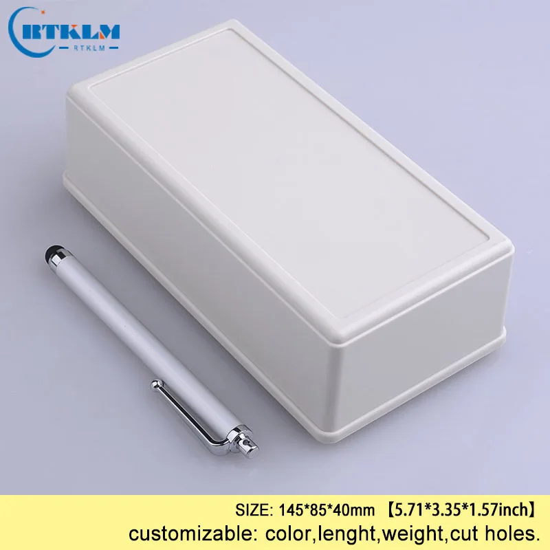 DIY Plastic Junction Box Plastic Distribution Box Electronic Desktop Project Case ABS Housing Home made Shell 145*85*40mm