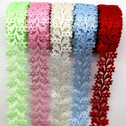 10 Yards 20 Yards  38MM Hollow Lace Embossed Ribbon DIY Handmade Materials Clothing Footwear Accessories Headdress Bows Flowers