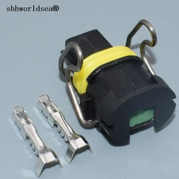 

Shhworldsea 2pin 1,5 мм для автомобильной электрической насадки Caterham, автоматический водонепроницаемый женский разъем жгута проводов