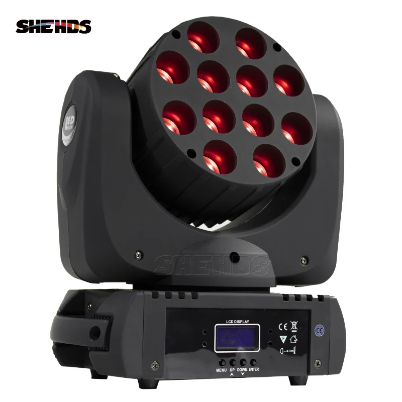 HOT SHEHDS DMX Stage Light LED Moving Head LED Beam 12X12W RGBW Professional Stage & DJ Factory Price