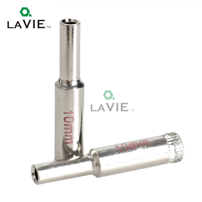 LAVIE 2pcs Glass Hole Saw 3mm-30mm Diamond Drill Bit Hole Saws Tile Ceramic Marble Granite M25 Power Tool Accessories DB02048