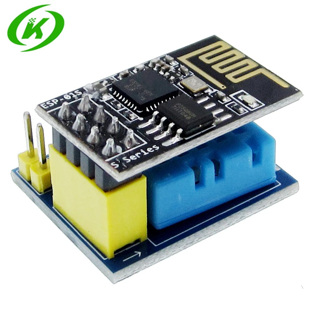 1pcs ESP8266 ESP-01 ESP-01S DHT11 Temperature Humidity Sensor Module esp8266 Wifi NodeMCU Smart Home IOT (with ESP01)