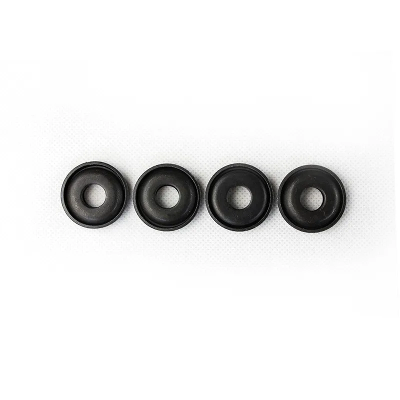 цена Black Silver Skateboard Truck Cup Washer Replacement Kit Upper/Lower Bushing Washers Truck Cup Washers