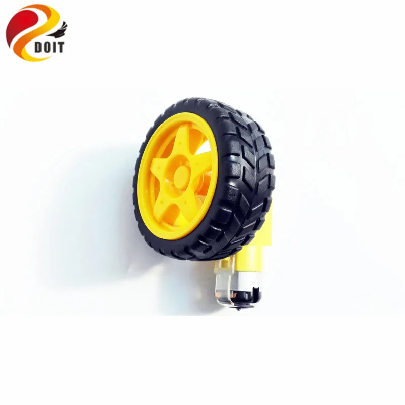 DOIT 1:48/1:120 TT Smart Gear Motor con ruota da 65 mm Robot Toy Car Chassis Parti fai da te