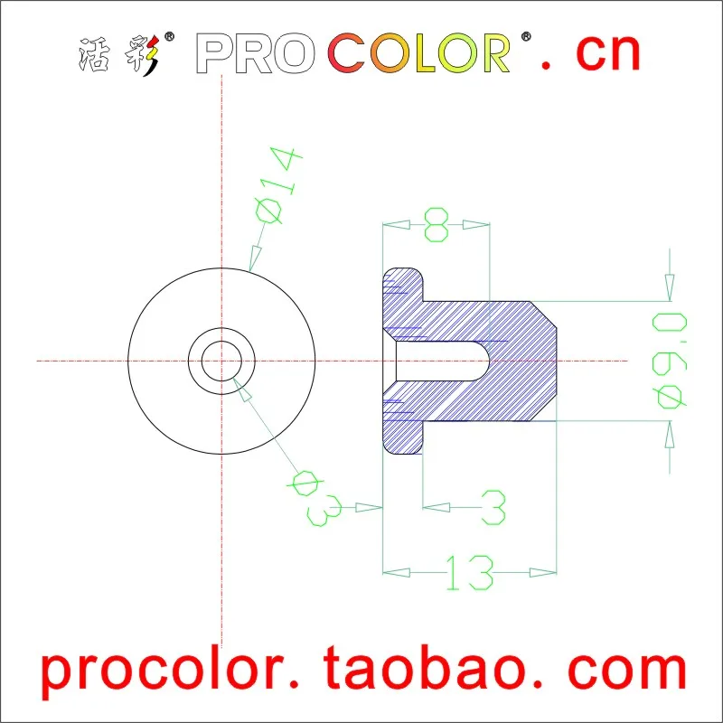 Wholesale rubber OEM Custom making colored small hole plug with rubber seal for 9mm 21/64