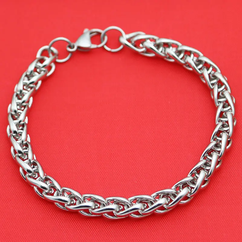 316L Stainless Steel Bracelet 3mm 4mm 5mm 6mm 7mm Lanterns Necklace Bracelet For Women Men Girl Boy