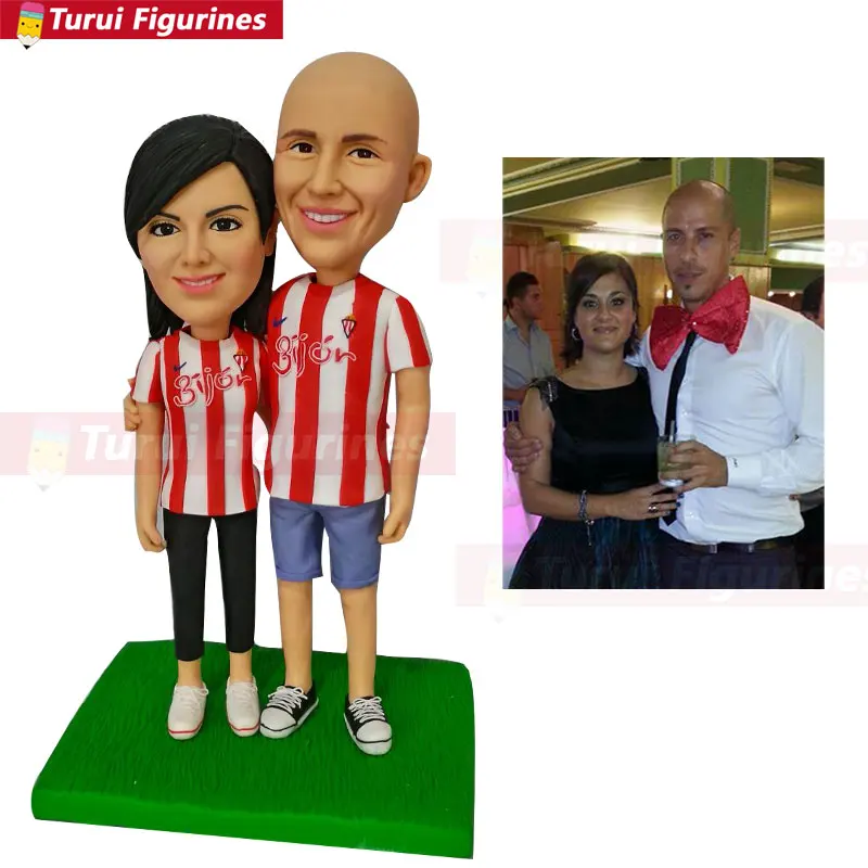 3D Sculpture From a Photo custom bobblehead dolls Custom Portraits from Photos husband and wife figurines design from photos image 6
