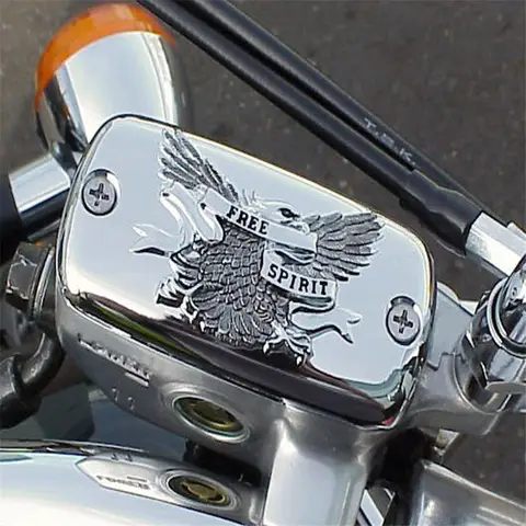 오토바이 브레이크 보호대 캡 오토바이 브레이크 마스터 실린더 저수지 커버 Honda Magna 250/750 Shadow 400 Goldwing 1500