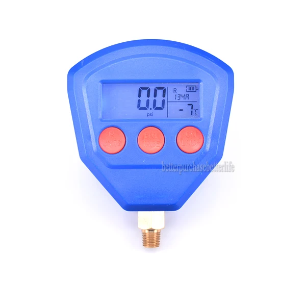 R22 R410 R407C R404A R134A Air Conditioner Refrigeration Vacuum Medical Equipment Battery-Powered Digital Pressure Gauge