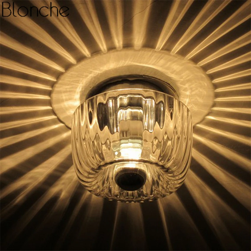 

Modern Glass Shadow Ceiling Lamp Led Ceiling Light Home Lighting Fixtures for Living Room Kitchen Bar Luminaire Industrial Decor