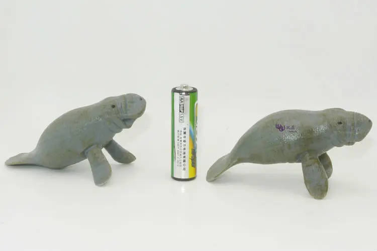 Hot toys Baby Manatee, Sea Cows Simulation model Marine Animals Sea Animal kids gift educational props  Action Figures