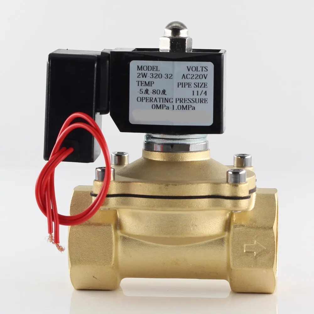 Imagem -03 - Válvula Solenoide de Economia de Energia Ac220v dc 24v Geralmente Fechada Ip65 Uso em Água Gás Óleo Proteção Ambiental Dn10 15 25 32