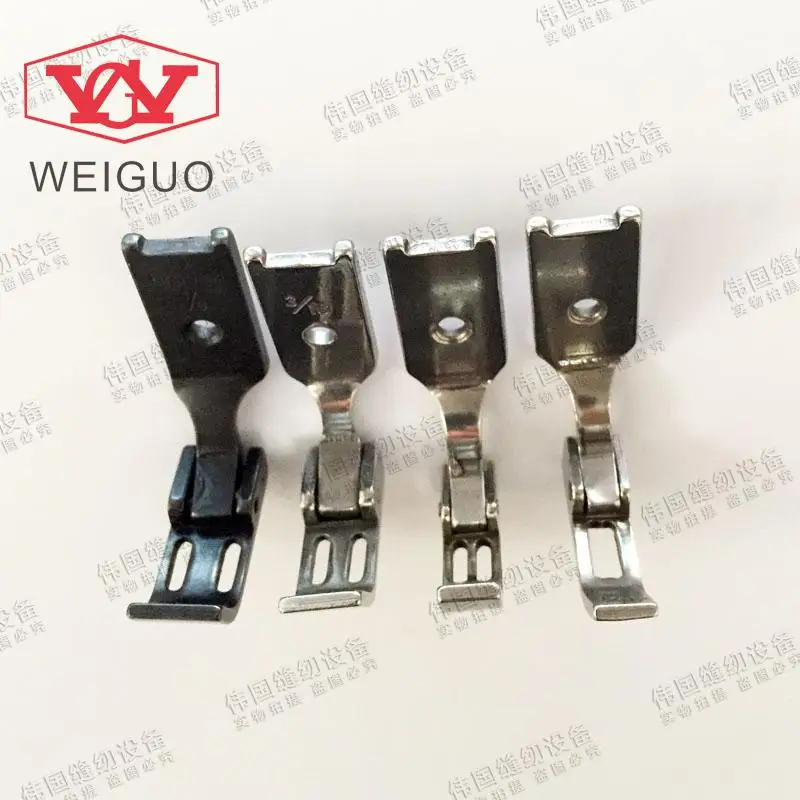 

2pcs needle narrow presser foot zipper presser foot 1/4 1/8 3/16 3/16 double needle lockstitch sewing machine presser feet