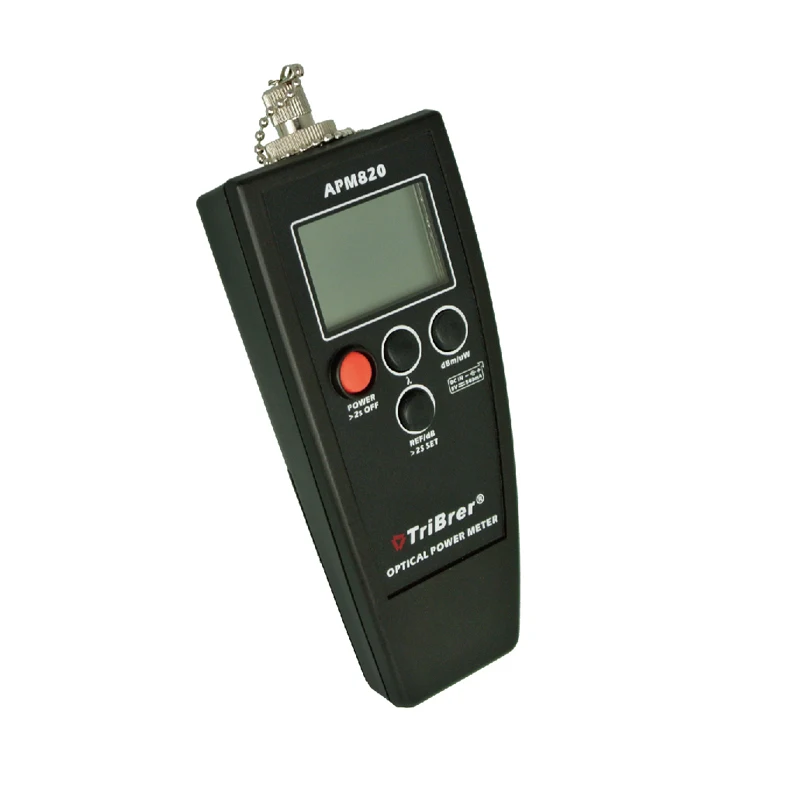 High Quality APM820 Handheld Optical Power Meter InGaAs +8 ~ -70dBm Fiber Optic equipment