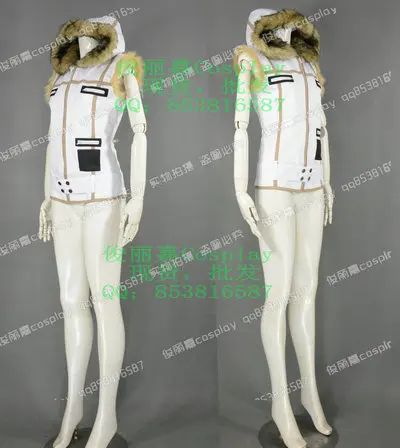 Katekyo Hitman Reborn Byakuran Gesso White Vest top Cosplay Costume J001