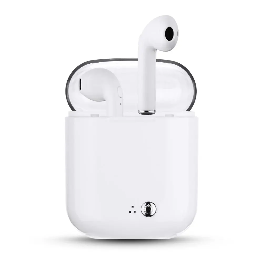 i7s i9s TWS Wireless Earbuds Bluetooth Headphones Portable In-Ear Earphone for Apple iPad Wireless Earphone and Charge Case