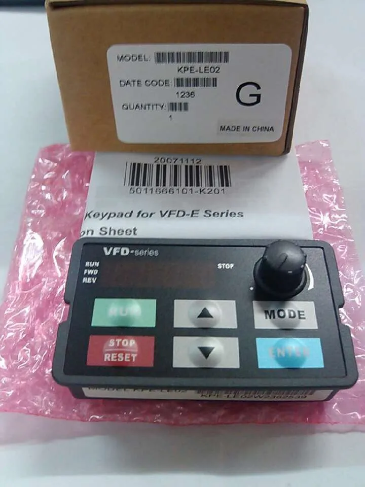 VFD220E43A VFD-E Series VFD Inverter Frequency converter 22kw 30HP 3 PHASE 380V 600Hz with control panel