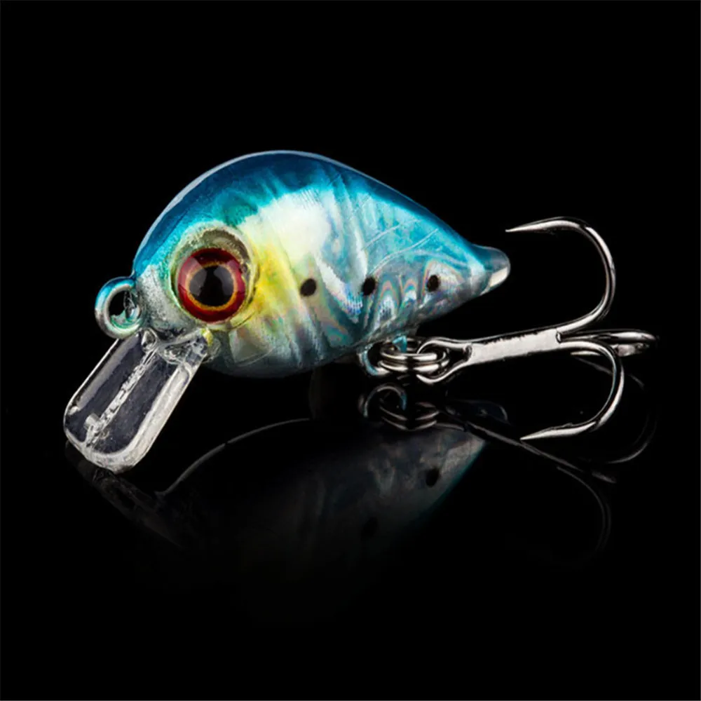 1Pcs 1.7g/26mm Wobbler Swim Mini Crankbait Fishing Lures Lifelike Hard Crank Lure With Sharp Hooks Bass Isca Fishing Pesca