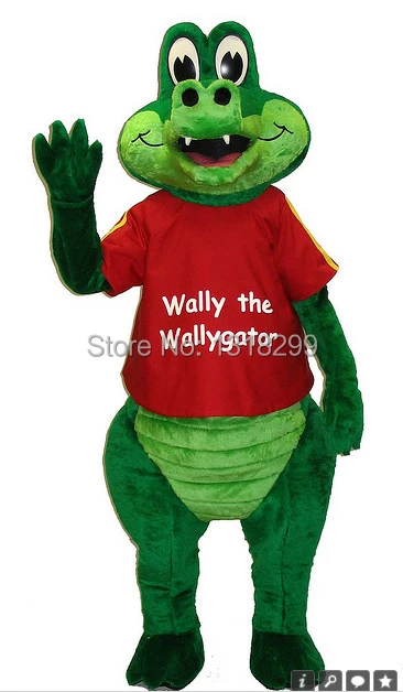 

mascot gator aligator Crocodile Croc mascot costume fancy dress custom fancy costume cosplay theme carnival