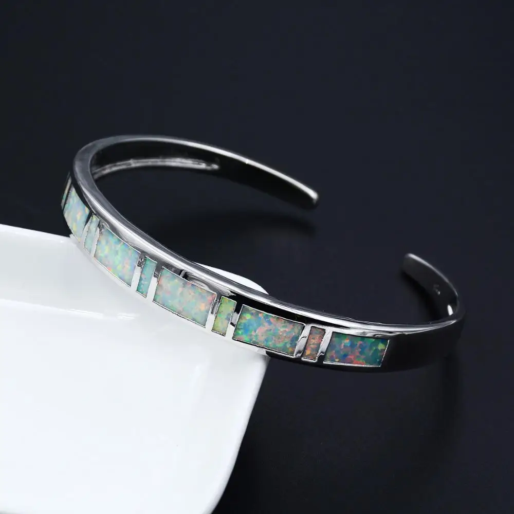 JLZ-001 New Blue Opal Bracelets Top Quality Jewelry Cuff Men & Women Lovers Gifts Wholesale price