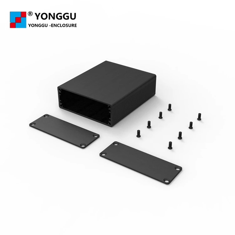 64*23.5*75 มม.(WxHxD) ใหม่ DIY อลูมิเนียมอลูมิเนียมอัดขึ้นรูปอิเล็กทรอนิกส์ enclosures