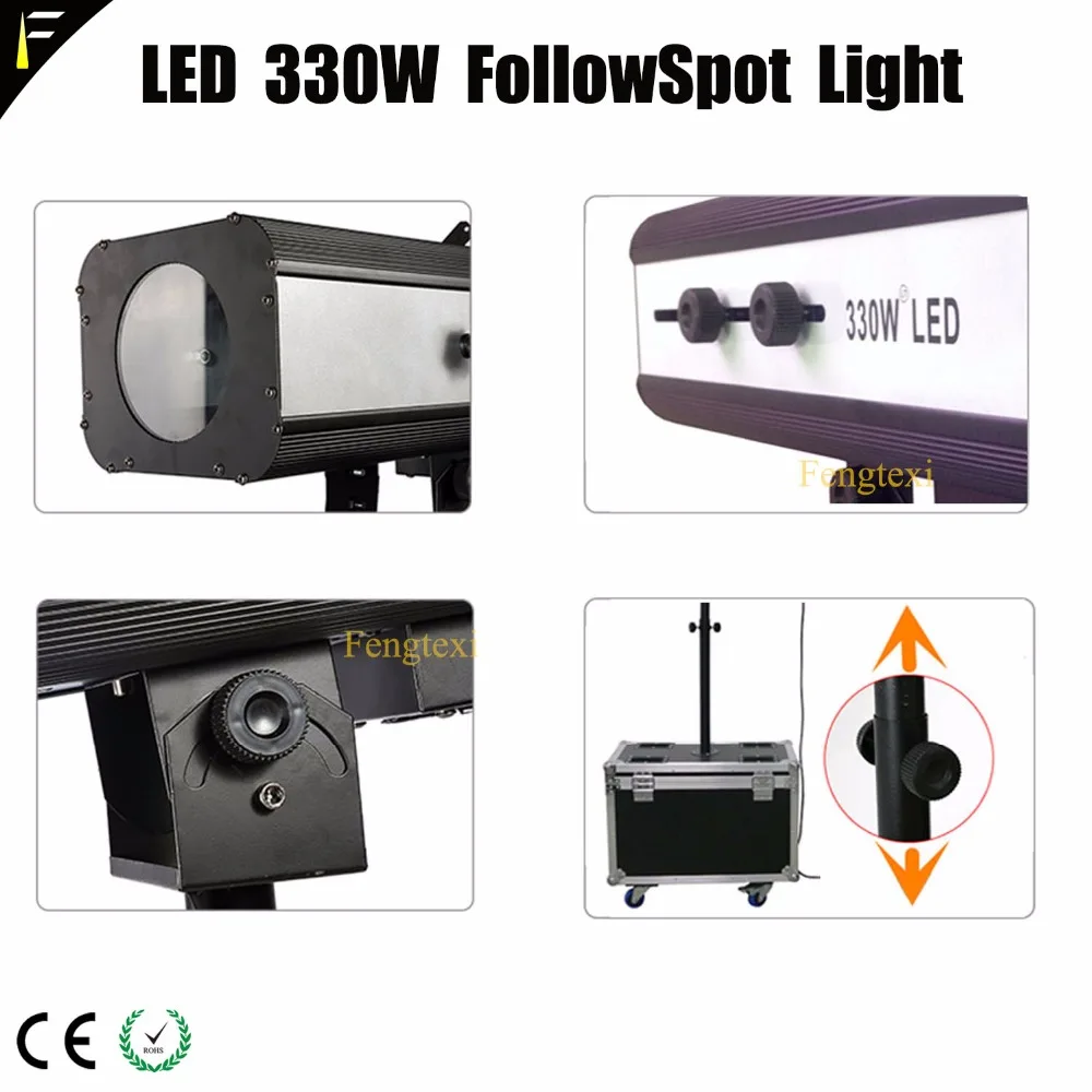 Portable 330w LED Followspot With Tripod Stand Focused Beam for Any Performance