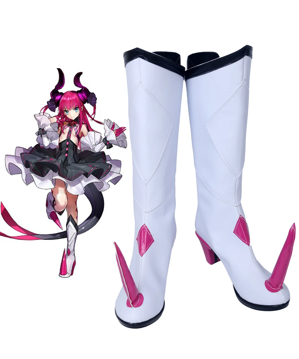 

Elizabeth Bathory Shoes Cosplay Fate Extra CCC Lancer Elizabeth Bathory Cosplay Boots White Shoes Custom Made