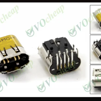정품 노트북 DC 전원 잭, 도시바 위성 A200 A205 A215 충전 포트 소켓 커넥터, 케이블 포함, PJ116, 5 개 