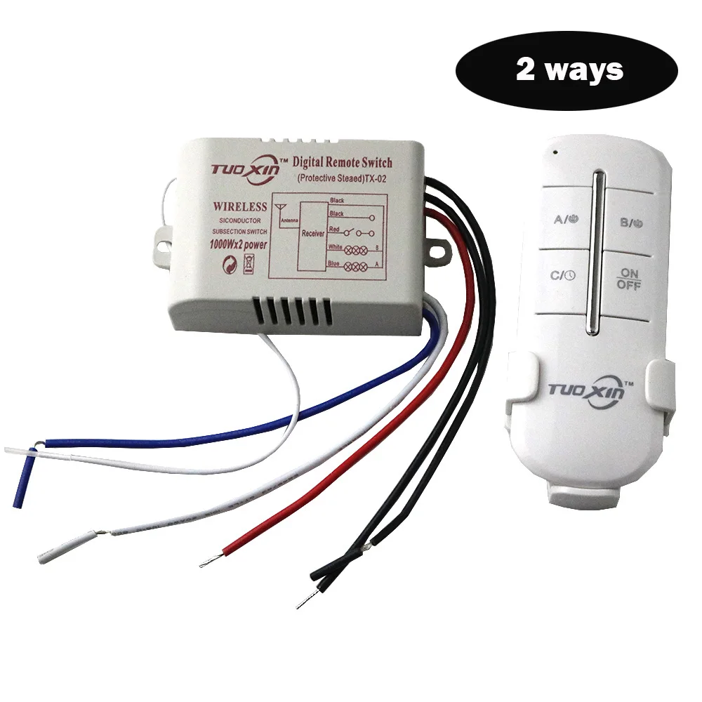 Digital Remote Switch 1 2 3 Modi LED Pannello del Soffitto Lampade Telecomando Ricevitore Interruttore ON/OFF Senza Fili AC220V trasmettitore