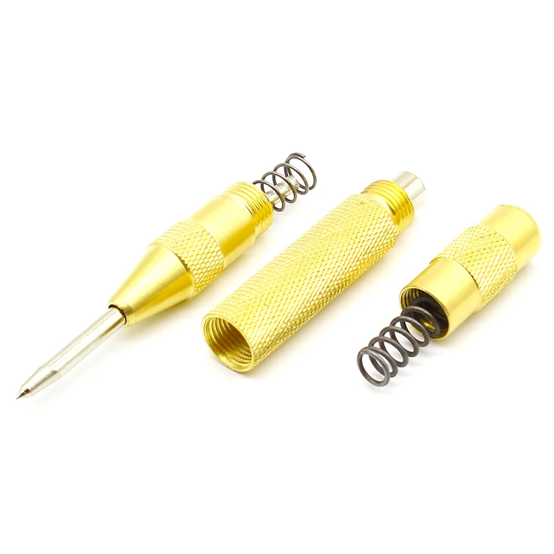 1 pc 5 Inch Automatic Center Pin Punch Spring Loaded Marking Starting Holes Tool