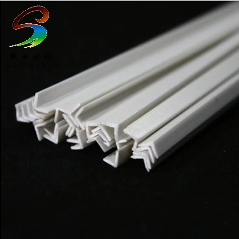 

50pcs 2.0*2.0*500mm square stick ABS Plastic pipe B01-002