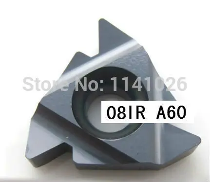 

08IR A60 Carbide Threading Inserts 60 degree internal,Indexable Tungsten Lathe Inserts for Threaded Lathe Holder